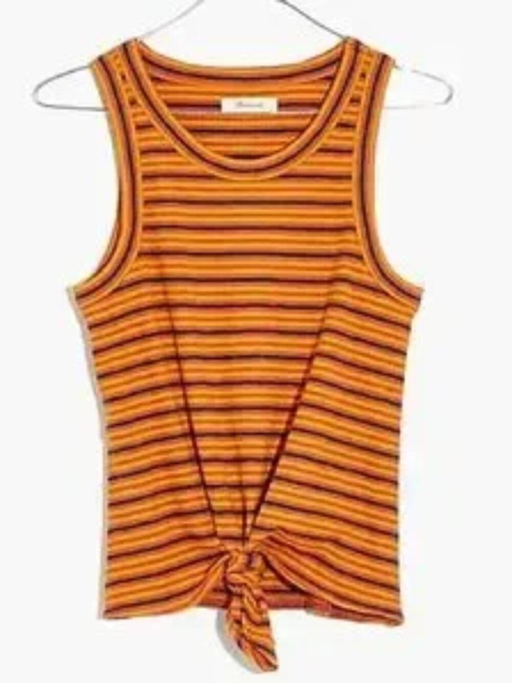 Front Striped Tank Top